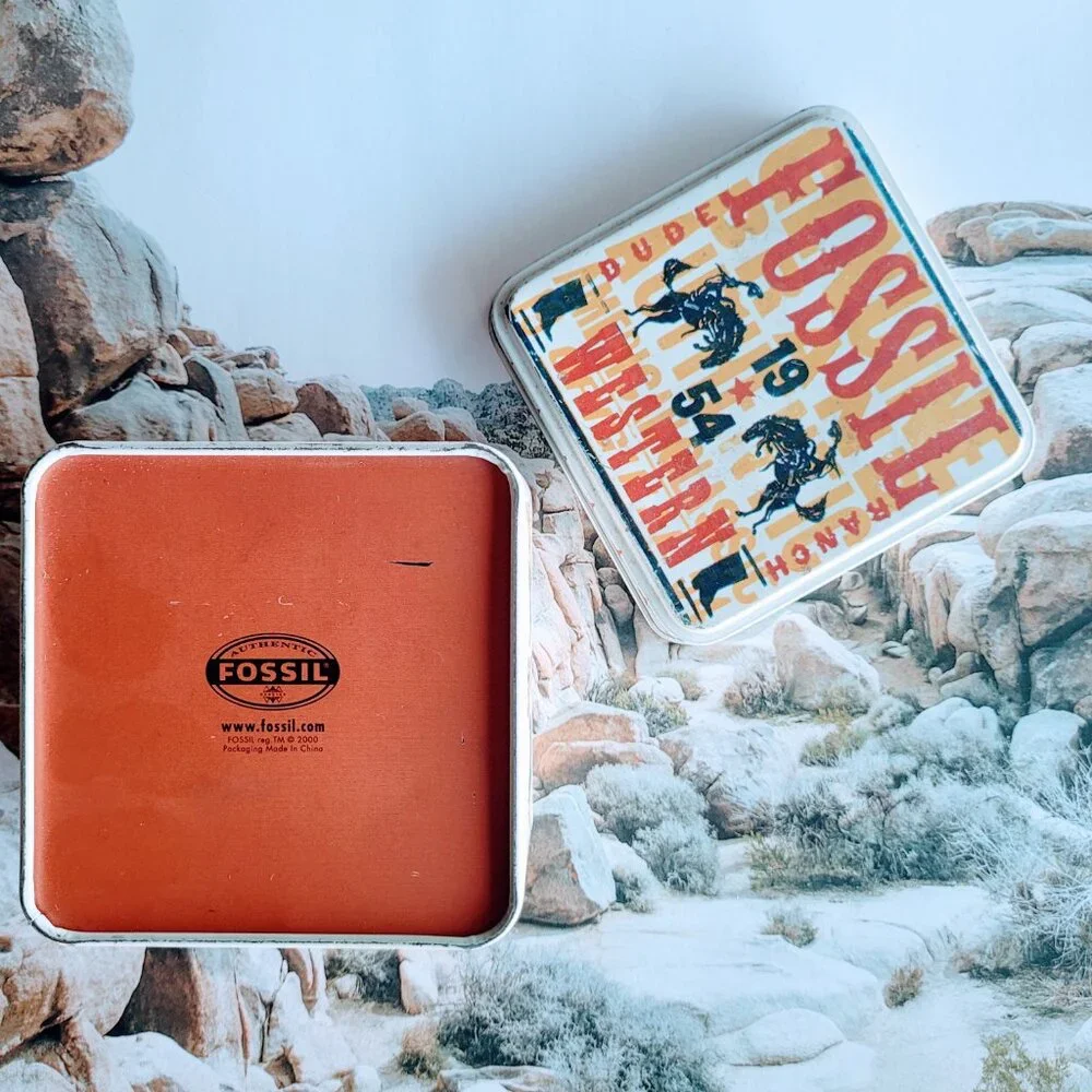 Fossil Collectable 1954 Dude Ranch Watch Tin